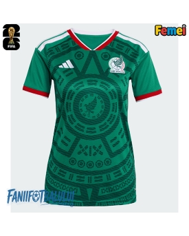 Mexic Echipament de Fotbal Replică Mondial 2026 Femei Acasa